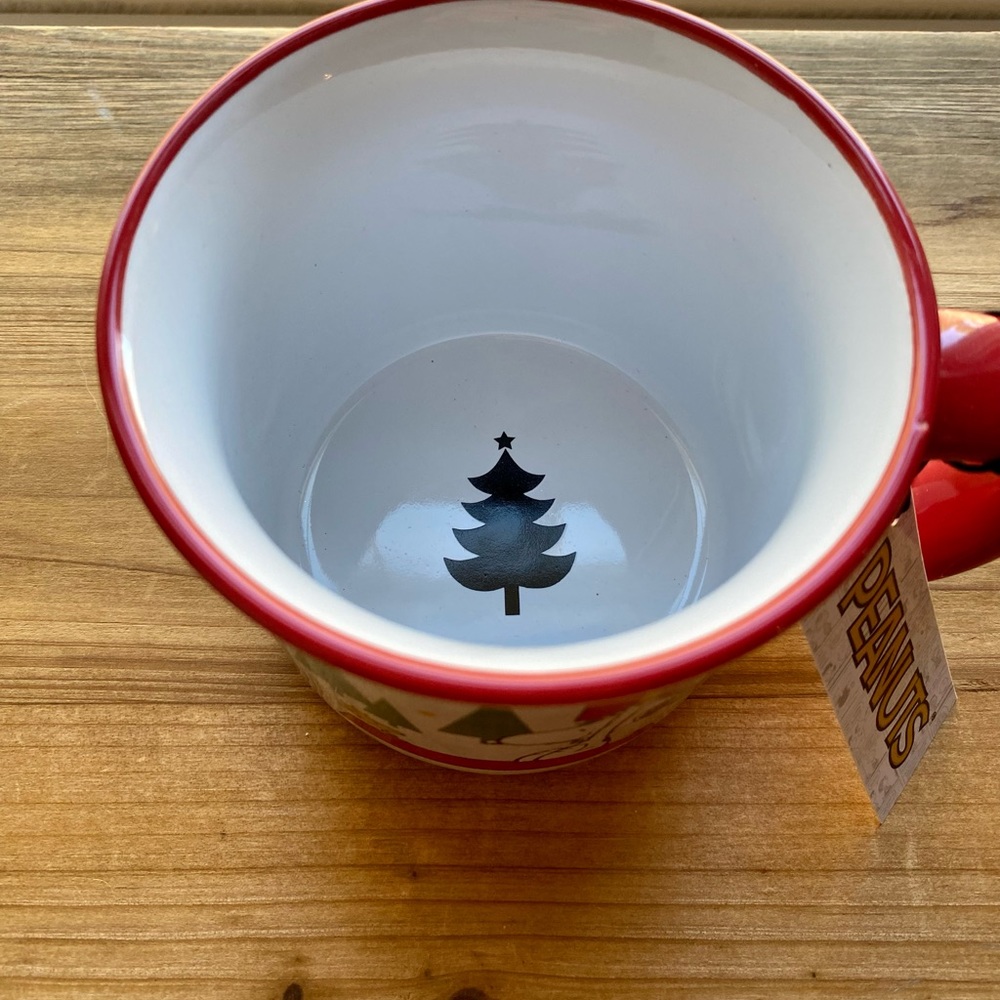 PEANUTS Mug Snoopy and Woodstock Christmas Coffee Tea Mug NWT Christmas Gift NEW - Picture 3 of 4